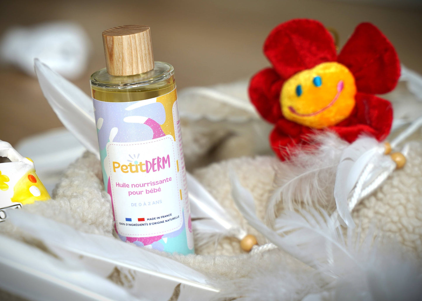 Huile 100% naturelle 2-en-1 - PetitDerm 100ml